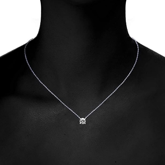 Swarovski 14k Gold Diamond Choker Necklace Women's - Picture 4 of 7